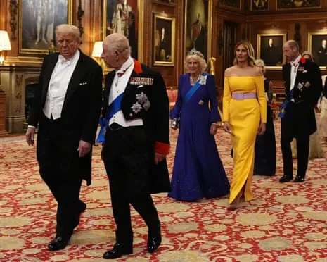 The Royal Family Roll Out Red Carpet Amid Protests; Kimmel Taken Off Air Over Kirk Comments