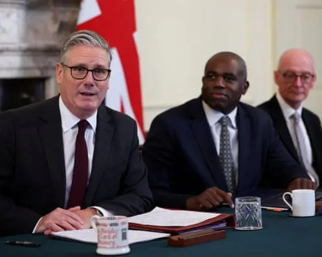 Keir Starmer Presides Over Government Session As Increasing Pressure After Departure of Senior Adviser