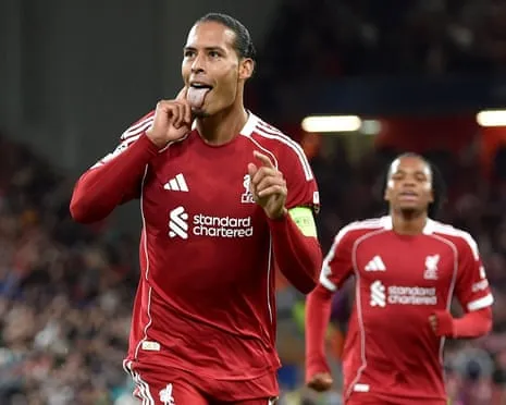 Van Dijk scores late decisive goal versus Spanish giants